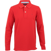 Tommy Hilfiger Boys (age 9-16) Plain Long Sleeve Polo Top Red - Košulje - duge - $68.25  ~ 433,56kn