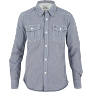 Tommy Hilfiger Boys Gilroy Gingham Shirt Blue - Srajce - dolge - $80.99  ~ 69.56€