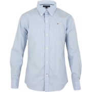 Tommy Hilfiger Boys Williams Stripe Shirt Blue - Srajce - dolge - $74.27  ~ 63.79€