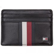 Tommy Hilfiger Card Holder Mens Wallet Black - Portafogli - $59.95  ~ 51.49€