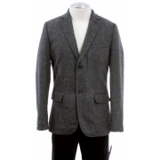 Tommy Hilfiger Charcoal Gray Herringbone Slim Fit Blazer Jacket - Jacken und Mäntel - $99.99  ~ 85.88€