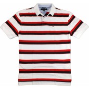 Tommy Hilfiger Classic-Fit Jonsi Stripe Polo Classic White - Košulje - kratke - $47.00  ~ 298,57kn