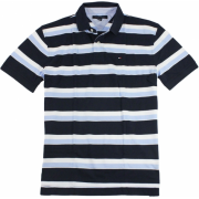 Tommy Hilfiger Classic-Fit Jonsi Stripe Polo Masters Navy - Košulje - kratke - $47.00  ~ 298,57kn