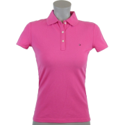 Tommy Hilfiger Classic Fit Womens Pique Polo Shirt Pink - Košulje - kratke - $39.99  ~ 254,04kn