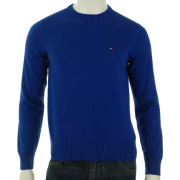 Tommy Hilfiger Crew Neck Sweater Blue - Košulje - duge - $54.93  ~ 47.18€