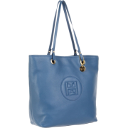 Tommy Hilfiger Easy Tote Pebble Leather Blue - Borse - $146.81  ~ 126.09€