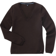 Tommy Hilfiger Ladies' Dora Long Sleeve V-neck Sweater Fence White - Košulje - duge - $31.49  ~ 200,04kn