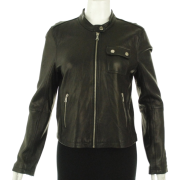 Tommy Hilfiger Leather Zip Closure Jacket Black - Jakne in plašči - $249.93  ~ 214.66€