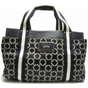 Tommy Hilfiger Medium Iconic "H-Logo" Tote in Black / Alpaca (TH HANDBAGS, TOTES, PURSES, BAGS) - Hand bag - $86.00 