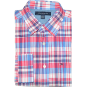 Tommy Hilfiger Men Checkered Long Sleeve Logo Shirt Blue/red/white/navy - Košulje - duge - $39.99  ~ 254,04kn