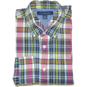 Tommy Hilfiger Men Checkered Long Sleeve Shirt Navy/burgundy/yellow/grey/off white - Košulje - duge - $36.99  ~ 31.77€