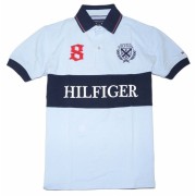 Tommy Hilfiger Men Classic Fit Logo Polo T-Shirt Light Blue/Navy - Košulje - kratke - $49.99  ~ 317,57kn