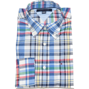 Tommy Hilfiger Men Custom Fit Plaid Long Sleeve Logo Shirt Multi - Košulje - duge - $39.99  ~ 34.35€