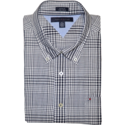 Tommy Hilfiger Men Custom Fit Short Sleeve Checkard Shirt Navy/White - Košulje - kratke - $37.99  ~ 241,33kn