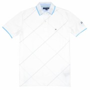 Tommy Hilfiger Men Fashion Logo Polo T-shirt White - Košulje - kratke - $39.99  ~ 254,04kn