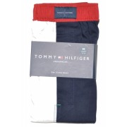 Tommy Hilfiger Men Full Cut Boxer Shorts Underwear White/Navy/Red - Underwear - $12.99 