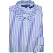 Tommy Hilfiger Men Long Sleeve Striped Shirt White/Navy/Light Blue - Košulje - duge - $42.99  ~ 273,10kn