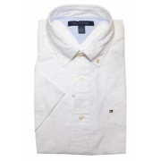 Tommy Hilfiger Men Oxford Short Sleeve Shirt White - Košulje - kratke - $37.99  ~ 241,33kn