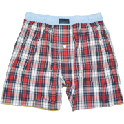 Tommy Hilfiger Men Plaid Full Cut Boxer Shorts Underwear Black/red/white/grey - Underwear - $12.99 