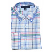 Tommy Hilfiger Men Plaid Long Sleeve Shirt Light blue/multi - Košulje - duge - $34.99  ~ 30.05€