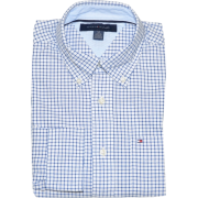 Tommy Hilfiger Men Plaid Long Sleeve Shirt White/navy - Košulje - duge - $39.99  ~ 34.35€