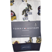 Tommy Hilfiger Men State Logo Full Cut Cotton Boxer Shorts White/Yellow/Navy - Underwear - $12.99 