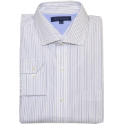 Tommy Hilfiger Men Striped Long Sleeve Dress Shirt White/purple/navy - Košulje - duge - $42.99  ~ 36.92€