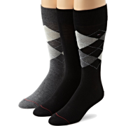 Tommy Hilfiger Men's 3 Pack Argyle Crew Socks Black/flannel - Donje rublje - $18.00  ~ 114,35kn