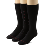 Tommy Hilfiger Men's 3 Pack Dress Logo Crew Socks Black - Donje rublje - $16.00  ~ 13.74€
