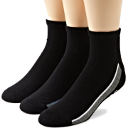 Tommy Hilfiger Men's 3 Pack Fashion Sport Ped Socks Black/blue/white/dove - Underwear - $15.00 