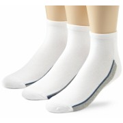 Tommy Hilfiger Men's 3 Pack Fashion Sport Ped Socks White/blue/white/dove - Donje rublje - $15.00  ~ 12.88€