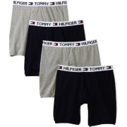 Tommy Hilfiger Men's 4 Pack Boxer Brief Grey/Navy - Underwear - $34.97 