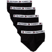 Tommy Hilfiger Men's 5 Pack Classic Brief Black - Underwear - $34.97 