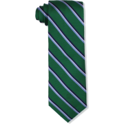 Tommy Hilfiger Men's Buffalo Stripe Tie Green - Tie - $59.50 