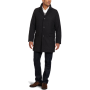 Tommy Hilfiger Men's Fancy Top Coat Charcoal Twill - Jakne i kaputi - $189.99  ~ 163.18€