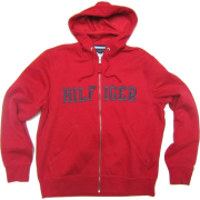 Tommy Hilfiger Men's Full-zip Sweatshirt Hoodie in Red, Navy Blue Print (MEN'S CLOTHING) - Srajce - dolge - $95.00  ~ 81.59€