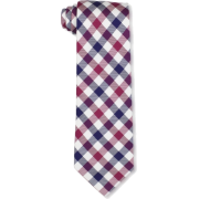 Tommy Hilfiger Men's Geneseo Gingham Tie Pink - Tie - $59.50 