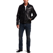 Tommy Hilfiger Men's Lamb 2 Pocket Moto Jacket Black - Куртки и пальто - $349.99  ~ 300.60€