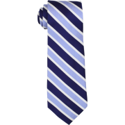 Tommy Hilfiger Men's No Logo Bias Navy - Tie - $64.50 
