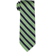 Tommy Hilfiger Men's No Logo Bias Stripe Light Green - Tie - $64.50 