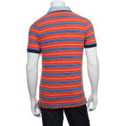 Tommy Hilfiger Men's Orange Horizontal Striped Polo Shirt Orange, blue and white - Košulje - kratke - $45.50  ~ 289,04kn