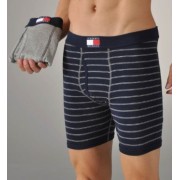 Tommy Hilfiger Men's Parker Stripe and Solid Boxer Brief Masters Navy - Underwear - $20.65 
