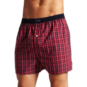 Tommy Hilfiger Men's Plaid Boxer Red - Underwear - $18.00 