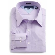 Tommy Hilfiger Men's Poplin Solid Shirt Lavender - Košulje - duge - $49.99  ~ 42.94€