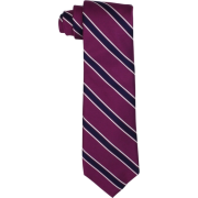 Tommy Hilfiger Men's Rockland Stripe Tie Burgundy - Tie - $59.50 