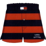 Tommy Hilfiger Men's Rugby Stripe Knit Boxer Red - Donje rublje - $9.50  ~ 8.16€