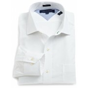 Tommy Hilfiger Men's Slim Fit Poplin Shirt White - Košulje - duge - $49.99  ~ 317,57kn