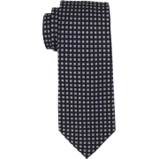 Tommy Hilfiger Men's Spaced Micro Box Tie Black - Tie - $29.97 