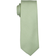 Tommy Hilfiger Men's Spaced Micro Box Tie Green - Tie - $29.97 