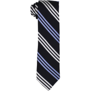 Tommy Hilfiger Men's St Paul Stripe Tie Black - Tie - $59.50 